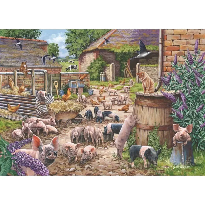 Piglet Pandemonium 500 Piece Jigsaw Puzzle HOP - for just $19.99! 