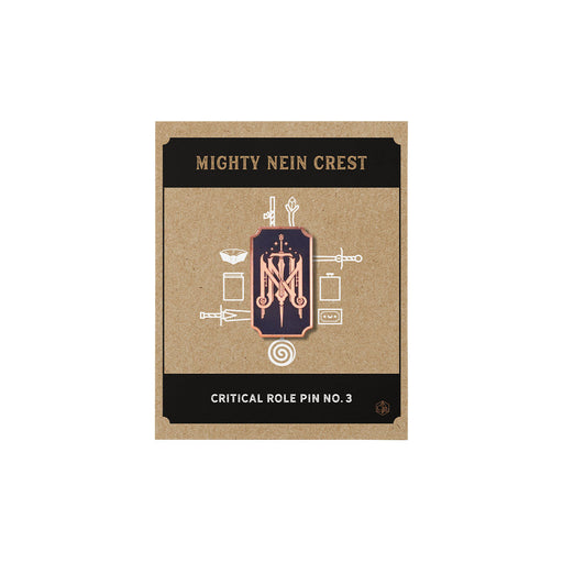 Critical Role: Pin No. 3 - Mighty Nein Crest - for just $9.99! 
