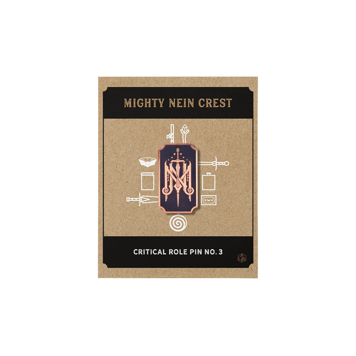 Critical Role: Pin No. 3 - Mighty Nein Crest - for just $9.99! 