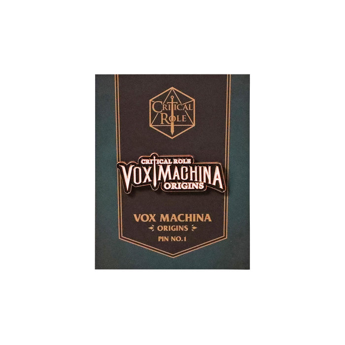 Critical Role: Vox Machina Origins Logo Pin - for just $9.99! 