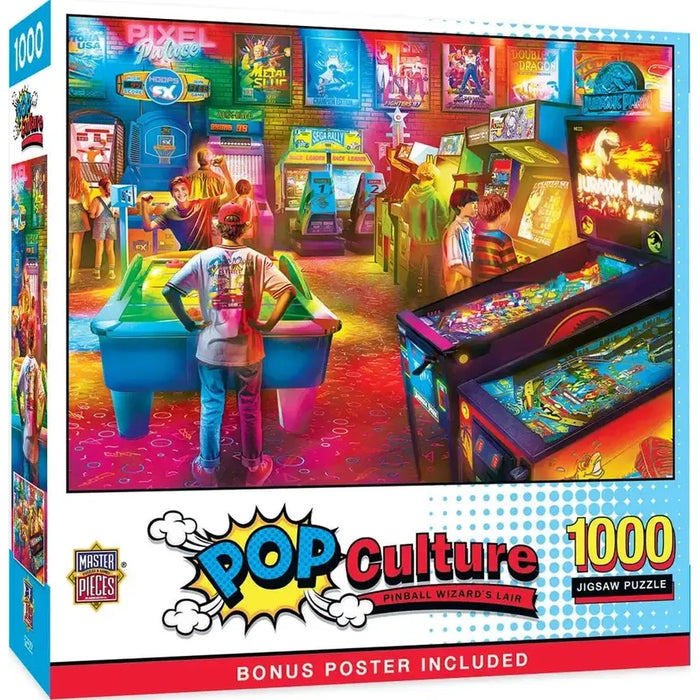 Pinball Wizard's Lair Pop Culture 1000 Piece Jigsaw Puzzle MasterPieces - for just $17.99! 