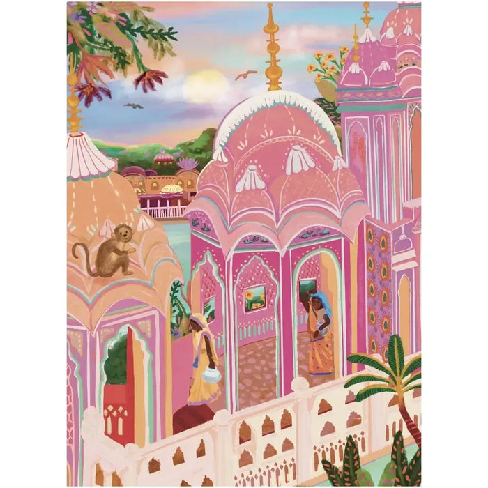 Pink City 1000 Piece Jigsaw Puzzle Puzzledly - for just $24.99! 