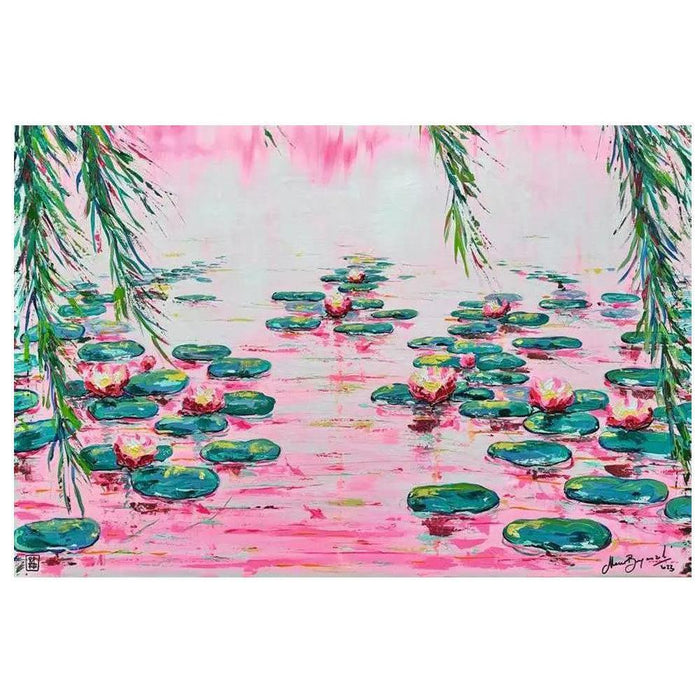 Pink Water Lilies 4000 Piece Jigsaw Puzzle Ravensburger - for just $59.99! 