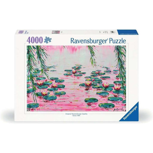 Pink Water Lilies 4000 Piece Jigsaw Puzzle Ravensburger - for just $59.99! 
