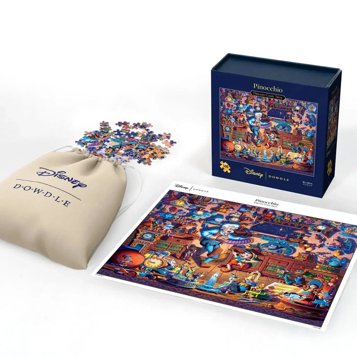 Pinocchio Dreams Come True 500 Piece Jigsaw Puzzle Disney x Dowdle - for just $24.99! 