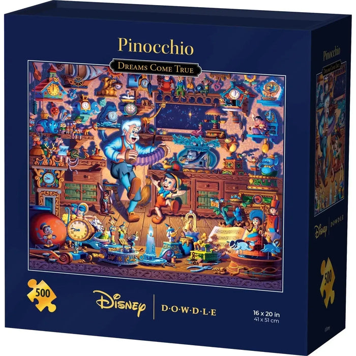 Pinocchio Dreams Come True 500 Piece Jigsaw Puzzle Disney x Dowdle - for just $24.99! 