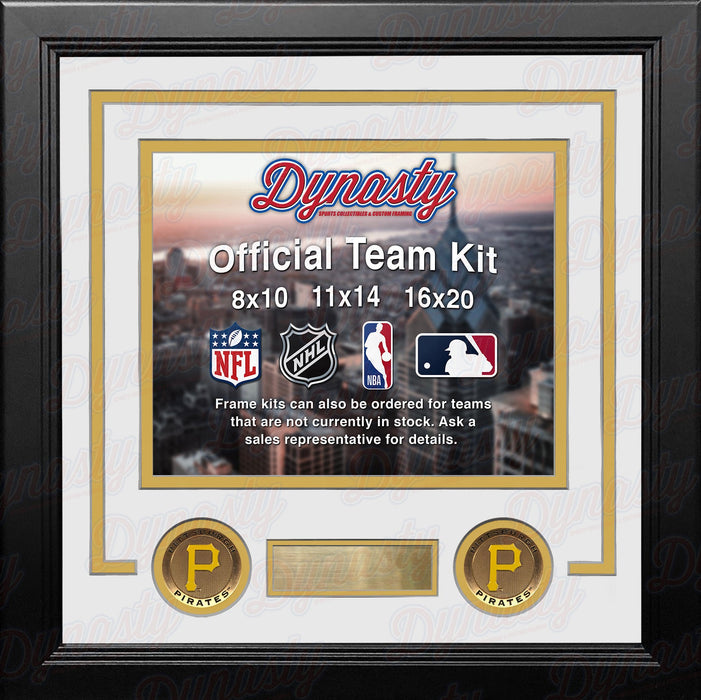Pittsburgh Pirates Custom MLB Baseball 8x10 Picture Frame Kit (Multiple Colors) - for just $29.99! 