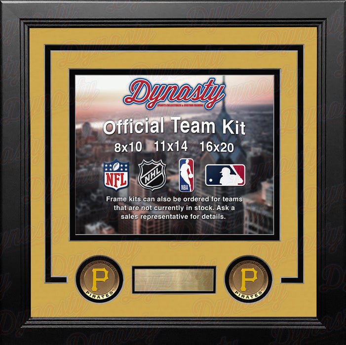 Pittsburgh Pirates Custom MLB Baseball 11x14 Picture Frame Kit (Multiple Colors) - for just $39.99! 
