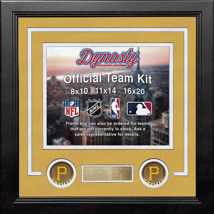 Pittsburgh Pirates Custom MLB Baseball 11x14 Picture Frame Kit (Multiple Colors) - for just $39.99! 