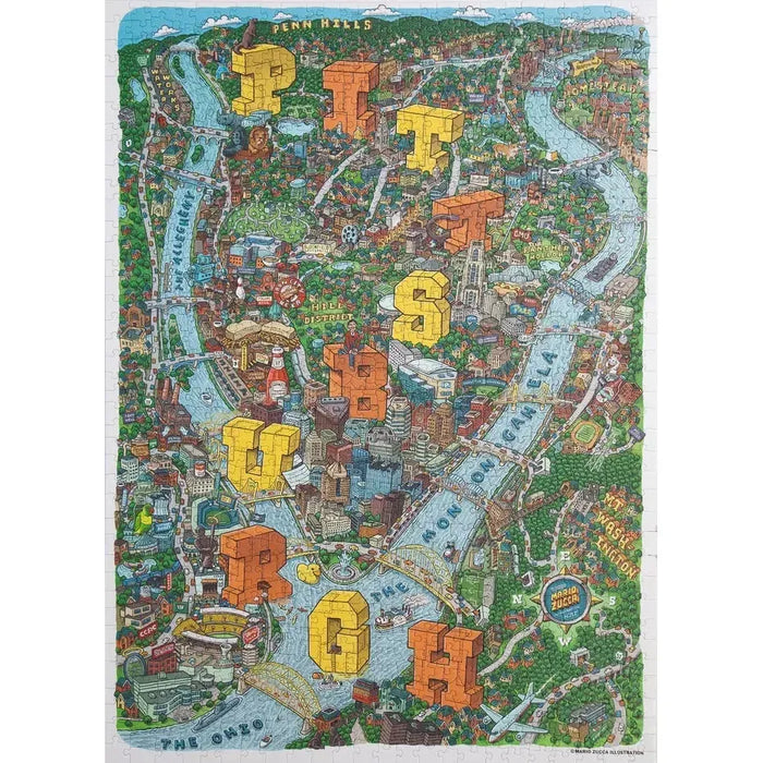 Pittsburgh 1000 Piece Jigsaw Puzzle Birdie - for just $32.99! 