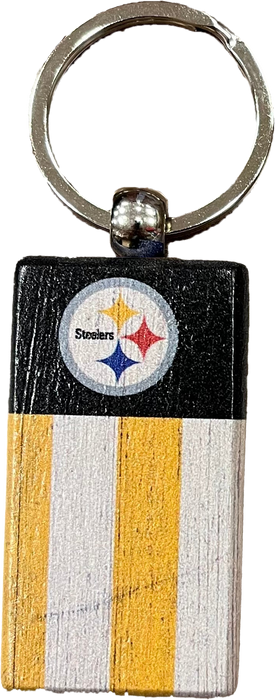 Pittsburgh Steelers Rectangle Flag Keychain - for just $9.99! 