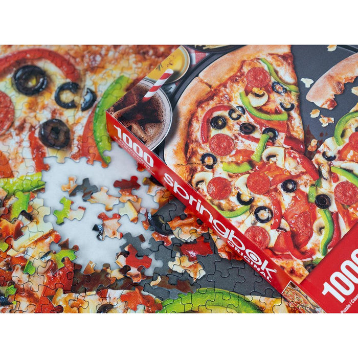 Pizza Night 1000 Piece Jigsaw Puzzle Springbok - for just $19.99! 