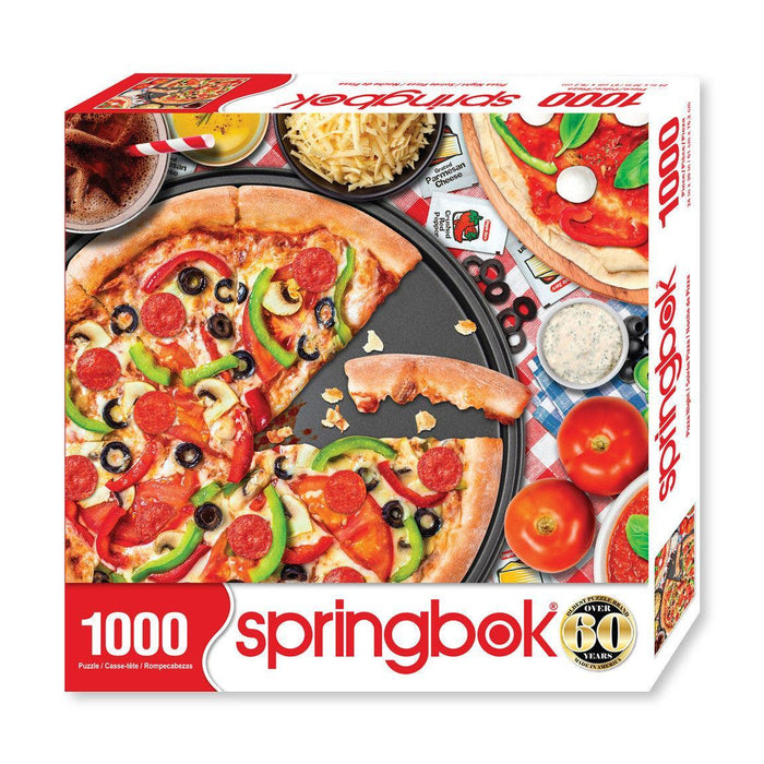 Pizza Night 1000 Piece Jigsaw Puzzle Springbok - for just $19.99! 