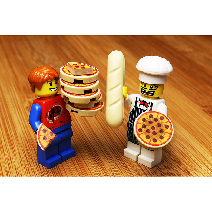 Pizza Pack (LEGO) - Premium Custom LEGO Parts - Just $11.99! Shop now at Retro Gaming of Denver