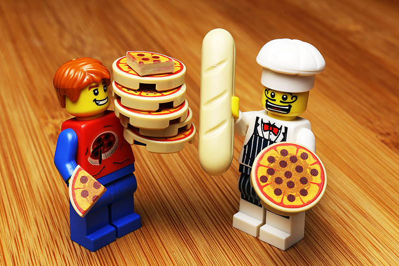 Pizza Pack made using LEGO parts - B3 Customs - Just $11.99! Shop now at Retro Gaming of Denver