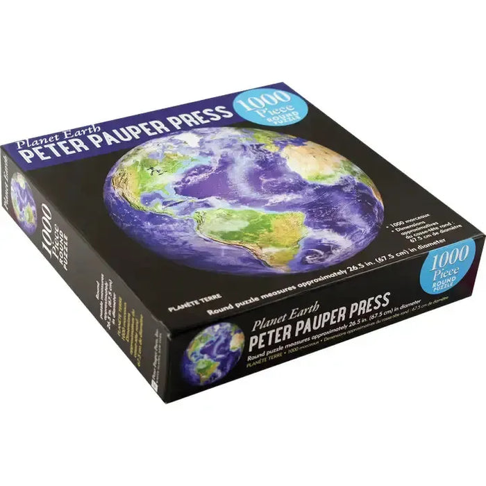 Planet Earth 1000 Piece Round Jigsaw Puzzle Peter Pauper - for just $19.99! 