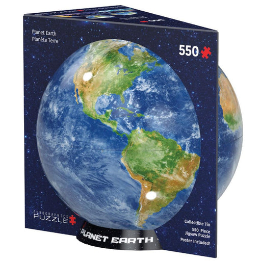 Planet Earth 550 Piece Jigsaw Puzzle in Tin Eurographics - for just $23.99! 