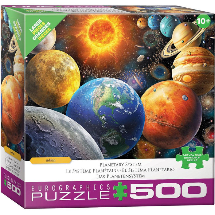 Planetary System 500 Piece Jigsaw Puzzle Eurographics - for just $17.99! 