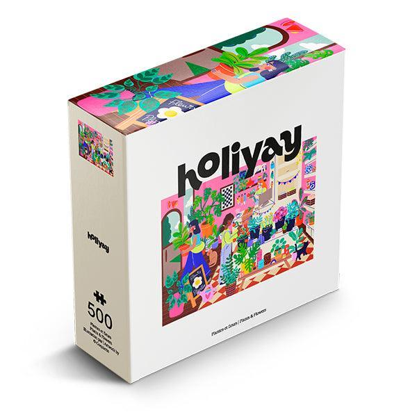 Plants & Flowers 500 Piece Jigsaw Puzzle Holiyay - for just $24.99! 