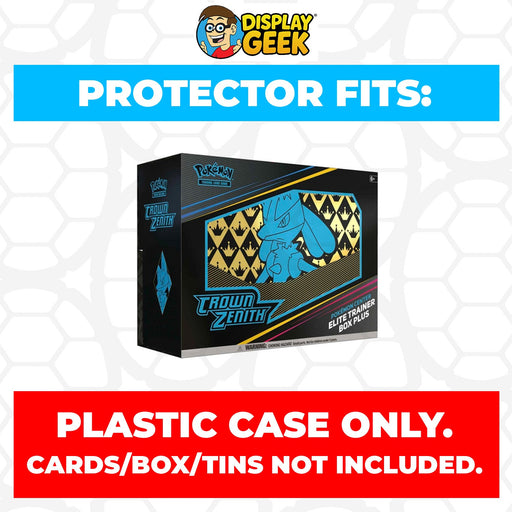 Plastic Protector for Pokemon TCG Crown Zenith Pokemon Center Elite Trainer Box Plus - for just $16.99! 