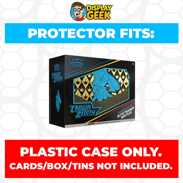 Plastic Protector for Pokemon TCG Crown Zenith Pokemon Center Elite Trainer Box Plus - for just $16.99! 