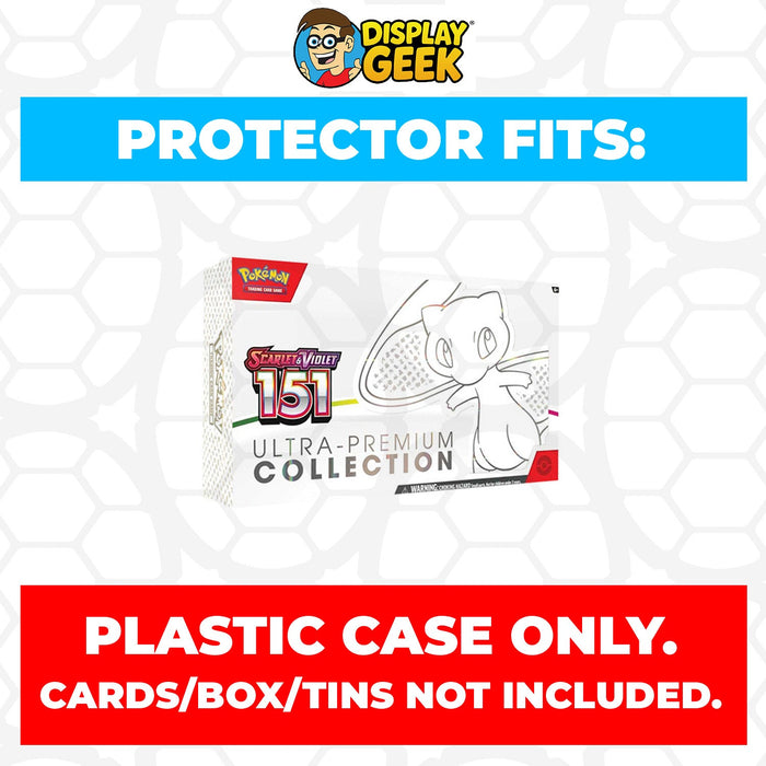 Plastic Protector for Pokemon TCG Scarlet & Violet 151 Ultra-Premium Collection Box - for just $17.99! 