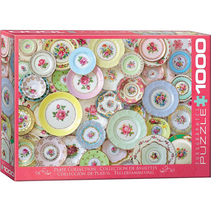 Plate Collection 1000 Piece Jigsaw Puzzle Eurographics - for just $19.99! 