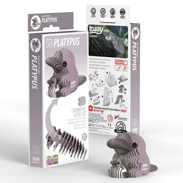 Platypus 3D Cardboard Model Kit Eugy - for just $11.99! 