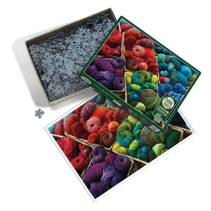 Plenty of Yarn 1000 Piece Jigsaw Puzzle Cobble Hill - for just $19.99! 