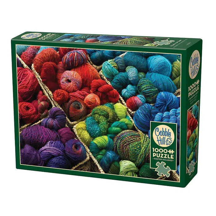 Plenty of Yarn 1000 Piece Jigsaw Puzzle Cobble Hill - for just $19.99! 