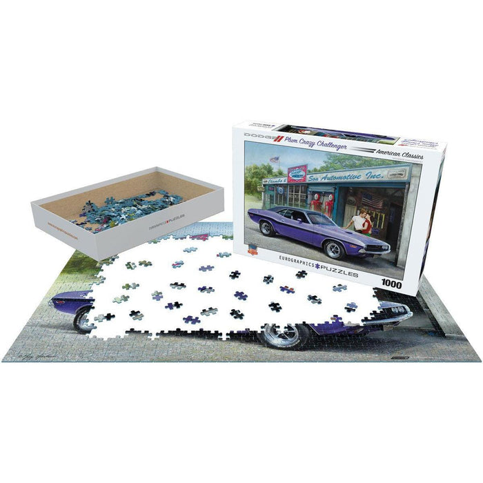 Plum Crazy Challenger 1000 Piece Jigsaw Puzzle Eurographics - for just $21.99! 