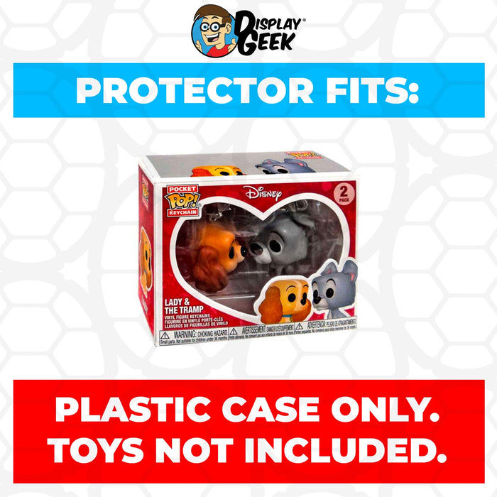 Pop Protector for Lady and the Tramp Funko 2 Pack Pocket Pop Keychains - Just $13.99! Shop now at Retro Gaming of Denver