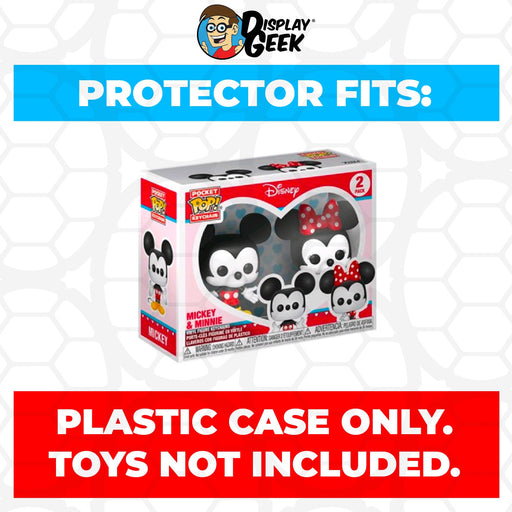 Pop Protector for Mickey & Minnie Mouse Funko 2 Pack Pocket Pop Keychains - Just $13.99! Shop now at Retro Gaming of Denver