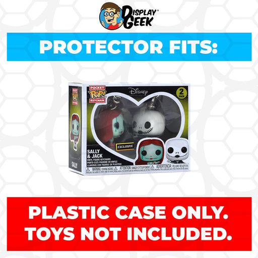 Pop Protector for Sally & Jack Funko 2 Pack Pocket Pop Keychains - Just $13.99! Shop now at Retro Gaming of Denver