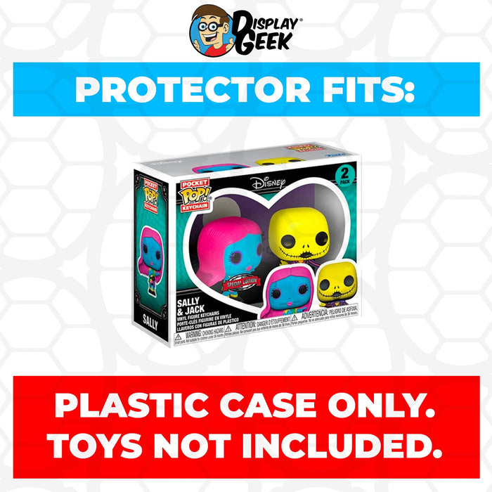 Pop Protector for Sally & Jack Blacklight Funko 2 Pack Pocket Pop Keychains - Just $13.99! Shop now at Retro Gaming of Denver