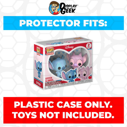 Pop Protector for Stitch & Angel Funko 2 Pack Pocket Pop Keychains - Just $13.99! Shop now at Retro Gaming of Denver