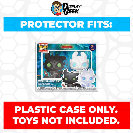 Pop Protector for Toothless & Light Fury Funko 2 Pack Pocket Pop Keychains - Just $13.99! Shop now at Retro Gaming of Denver