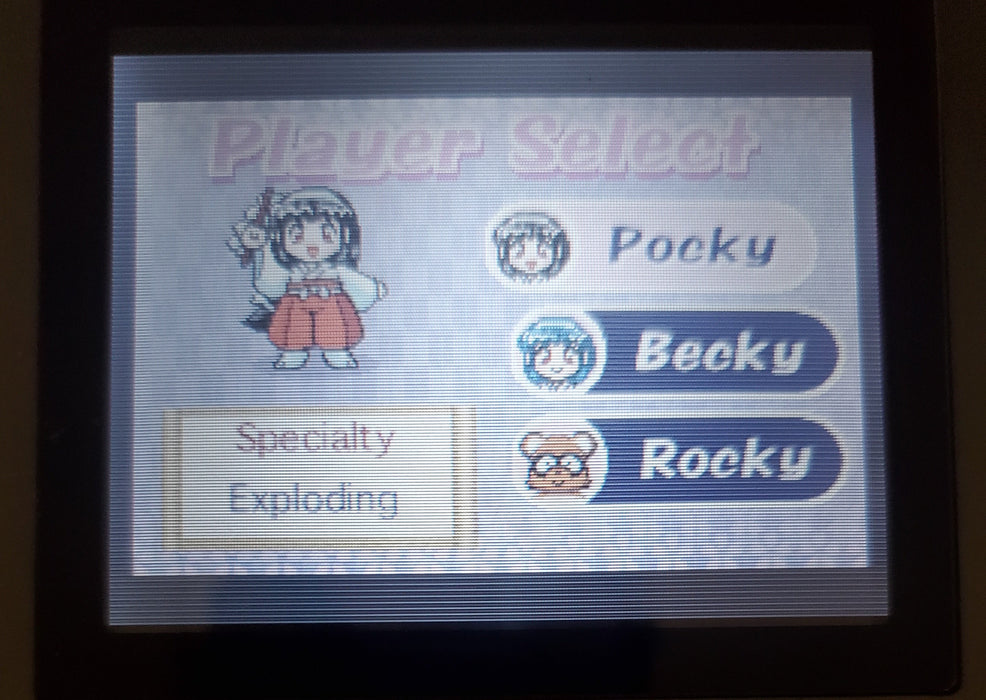 Pocky and Rocky with Becky GBA Video Game Boy Advance Nintendo - for just $11.50! 