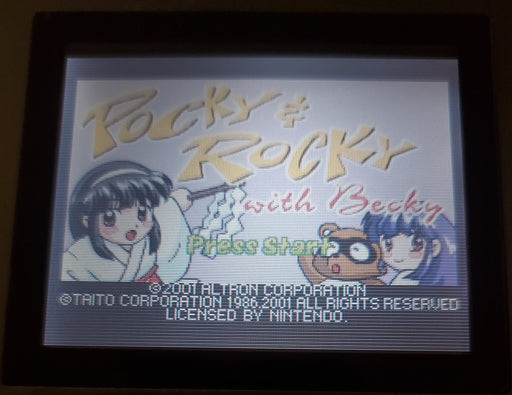 Pocky and Rocky with Becky GBA Video Game Boy Advance Nintendo - for just $11.50! 