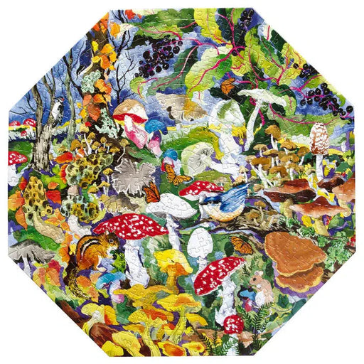 Poisonous Mushrooms 500 Piece Octagonal Jigsaw Puzzle eeBoo - for just $26.99! 