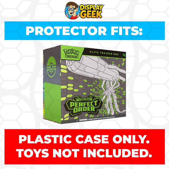 Plastic Protector for Pokemon TCG 2026 Mega Evolution Perfect Order Mega Zygarde Pokemon Center ETB Elite Trainer Box - for just $13.99! 