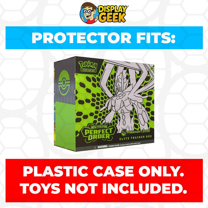 Plastic Protector for Pokemon TCG 2026 Mega Evolution Perfect Order Mega Zygarde ETB Elite Trainer Box - for just $13.99! 