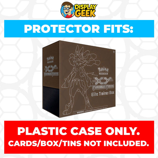 Plastic Protector for Pokemon TCG 2014 XY Furious Fists Lucario ETB Elite Trainer Box - for just $13.99! 