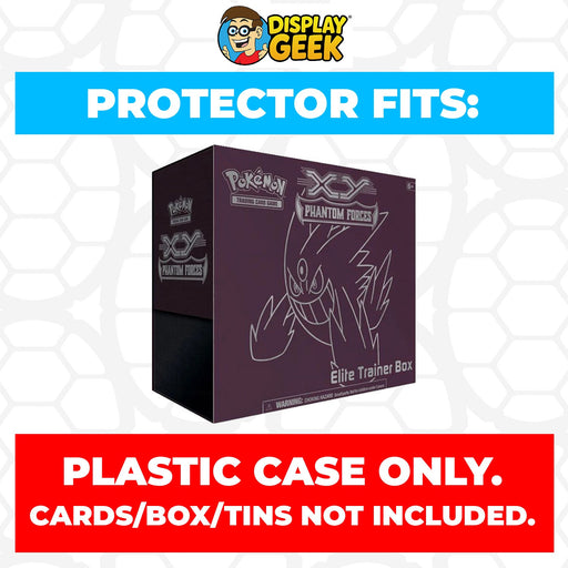 Plastic Protector for Pokemon TCG 2014 XY Phantom Forces Gengar ETB Elite Trainer Box - for just $13.99! 