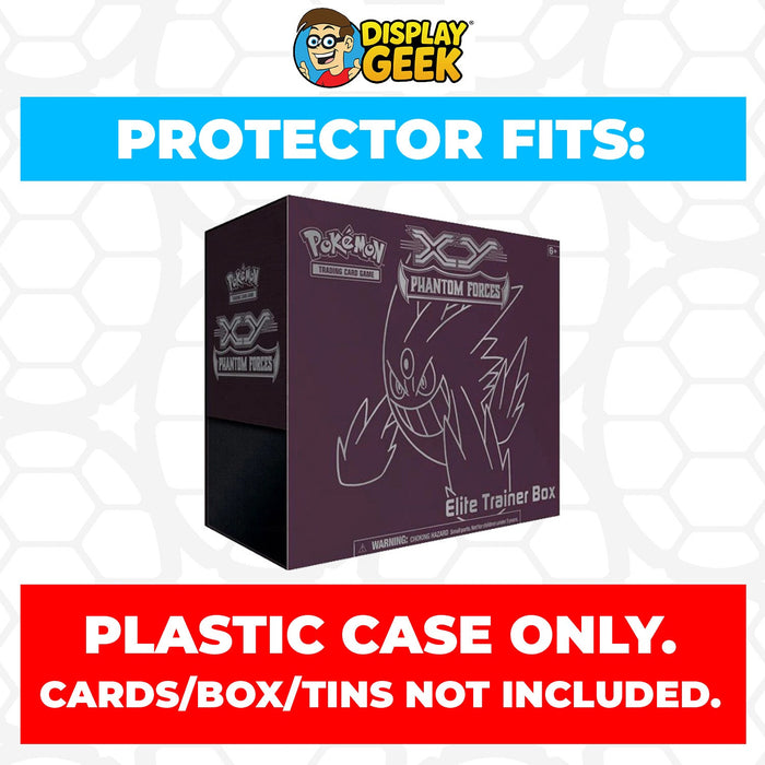 Plastic Protector for Pokemon TCG 2014 XY Phantom Forces Gengar ETB Elite Trainer Box - for just $13.99! 