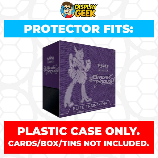 Plastic Protector for Pokemon TCG 2015 XY BREAKthrough Mewtwo X ETB Elite Trainer Box - for just $13.99! 