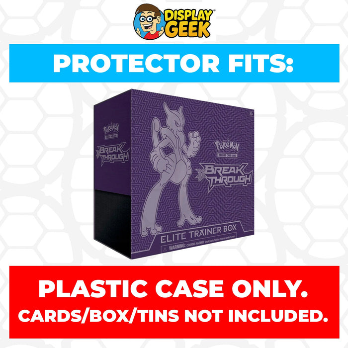 Plastic Protector for Pokemon TCG 2015 XY BREAKthrough Mewtwo X ETB Elite Trainer Box - for just $13.99! 