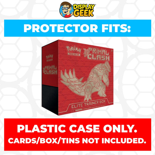 Plastic Protector for Pokemon TCG 2015 XY Primal Clash Groudon ETB Elite Trainer Box - for just $13.99! 