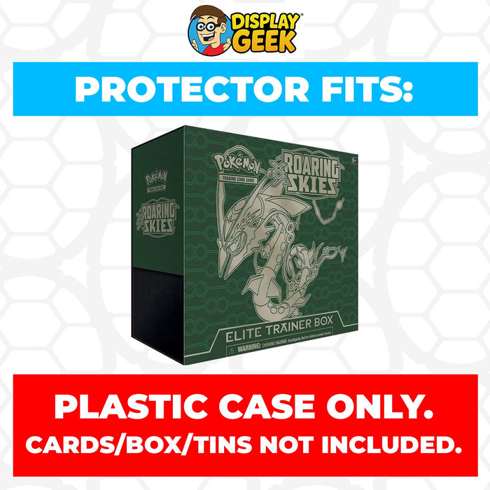 Plastic Protector for Pokemon TCG 2015 XY Roaring Skies Rayquaza ETB Elite Trainer Box - for just $13.99! 