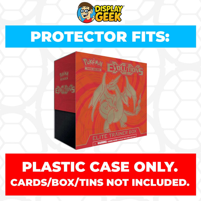 Plastic Protector for Pokemon TCG 2016 XY Evolutions Blastoise ETB Elite Trainer Box - for just $13.99! 